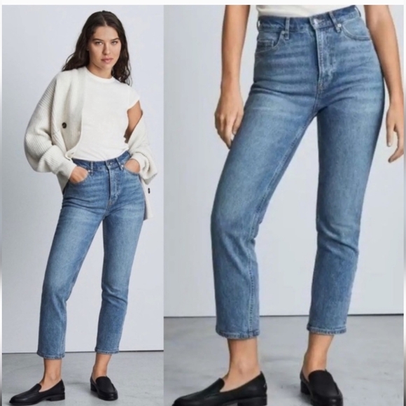 Everlane Denim - Everlane Cropped Jeans Medium Wash, Size 29